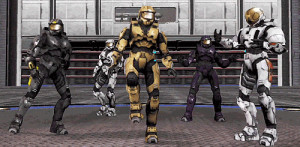 Accurate representation of Halo cosplayers.