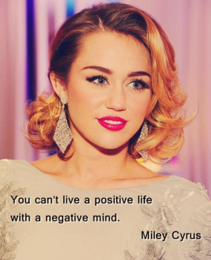 Miley cyrus inspirational quotes wallpapers