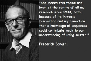 Frederick sanger famous quotes 1