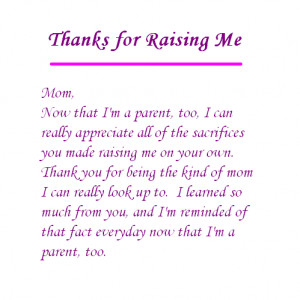 Printable Appreciation Notes for Single Parents