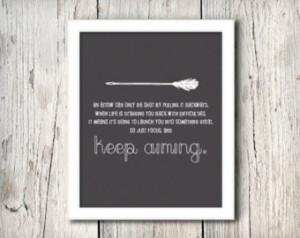 Inspirational Arrow Quote Wall Decor, An Arrow Can Only Be Shot By ...
