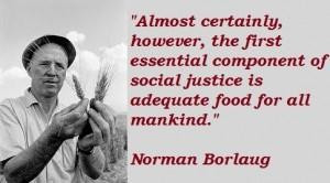 Norman borlaug quote
