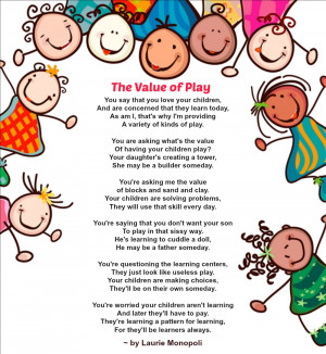 Value of Play: Poem