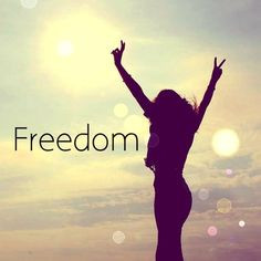 Freedom quotes sky bokeh girl peace outdoors clouds fun happy hipster ...