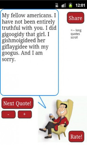 View bigger - Quagmire's Random Quotes FREE for Android screenshot