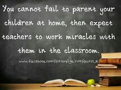 Parents and teachers work together More