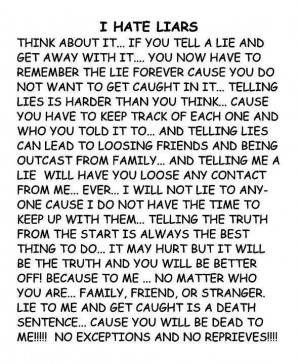 hate liars!!!!