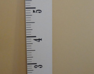 Growth Chart Ruler Wall Decal Door Sticker Boy Girl Baby Shower Gift ...
