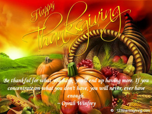 Thanksgiving Quotes & Sayings Wallpapers :