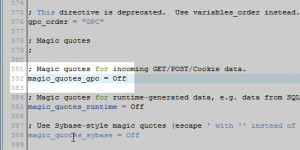 Magic Quotes Gpc Cpanel ~ Joomla adding slashes, turning magic_quotes ...