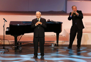 Dick Williams Entertainer Dick Williams attends a memorial service for