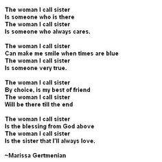 Quotes About Big Sisters | Poems: sister poem from brother or sister ...