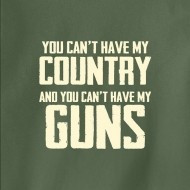 You Can’t Have My Country And You Can't Have My Guns Shirt
