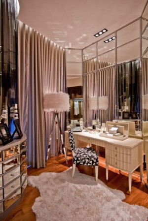 One sexy area to get ready in… My dream closet/ makeup room