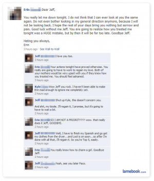 Funny Facebook Ment Flowchart