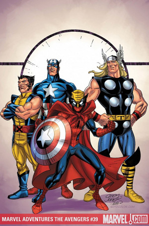 ... Thor is rolling his eyes, Wolverine is scoffing, and Captain America