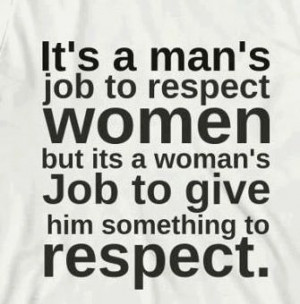 Respect goes both ways. Earn it.