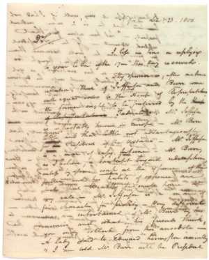 Alexander Hamilton to Harrison Gray Otis, December 23, 1800. (Gilder ...