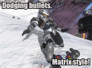 Dodging bullets, Matrix style!