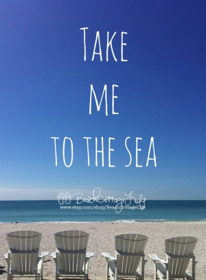 Take me to the Sea Adirondack Beach Chairs by BeachCottageLife, $39.00