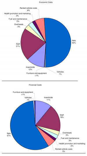 Economic and financial cost composition of the Eritrean ITN programme