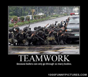 Teamwork Army – Demotivational Pictures