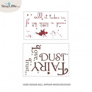Fairy Dust Quote-$47.99