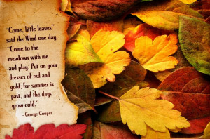 October gave a party;