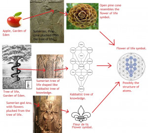 Flower of life, tree of life, garden of eden, kabbalist tree of ...