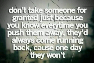 dont push important people away