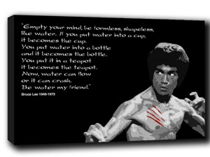 Empty your mind, be formless, shapeless, like water. .. - http ...