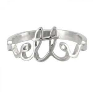 Endure To The End (ETTE) Cursive Ring. Such a dainty little ring. What ...