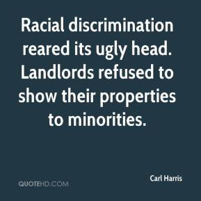 Racial discrimination reared its ugly head. Landlords refused to show ...