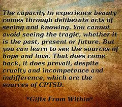 ... From Within website regarding Complex Post Traumatic Stress Disorder
