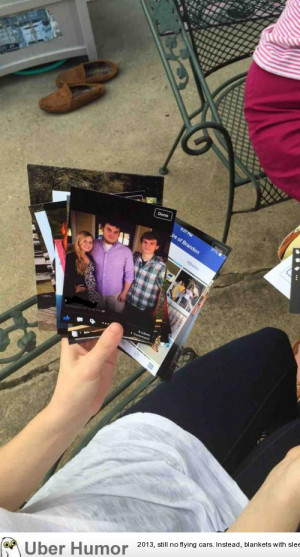 so my aunt screenshotted photos from Facebook and got them printed at ...
