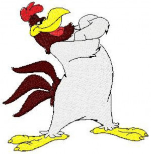 Photo of Looney Tunes Foghorn Leghorn Filled Machine Embroidery Design ...