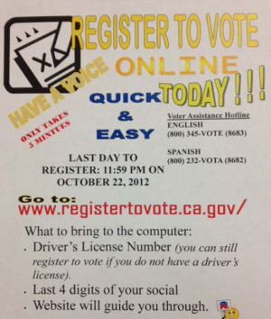 Importance Of Registering To Vote