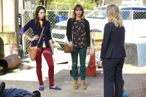 ... Jones, Amy Poehler and Aubrey Plaza in Parks and Recreation (2009