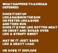 Langston Hughes - A Dream Deferred