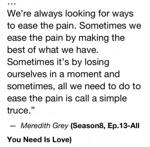 Greys anatomy meredith quotes