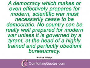 democracy which makes or even effectively prepares for modern ...