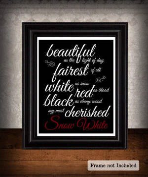 , Brothers Grimm Quote,Typography Print, Library Decor, Fairy Tale ...