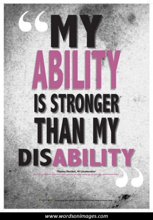 Disability quotes