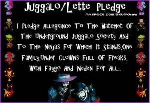 juggalo pledge by OGthefaygoman