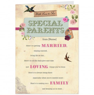 Wedding Anniversary Messages For Parents Special parents modern