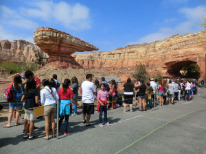 The one with the long line (and the single rider line) was Radiator ...