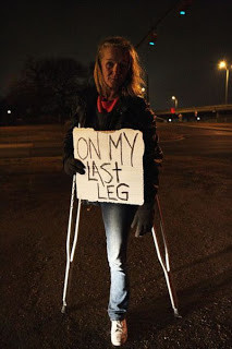 Funny Homeless Sign Pictures Images Woman Last Leg