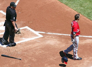 Bryce Harper ejected by John Hirschbeck, but he finds his cool later