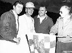 In picture above and right from left to right is Tim Flock Speedy