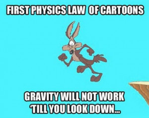 Funny 2014 Law Of Cartoon Physics